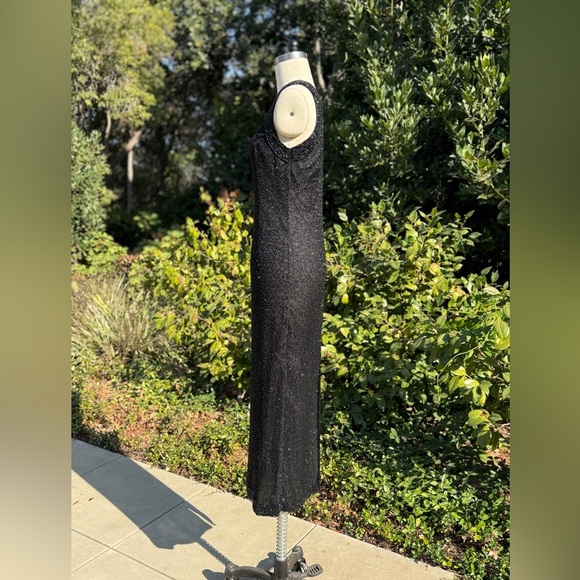 Laurence Kazar Paris vintage column gown/maxi dress - size PM - Picture 3 of 4